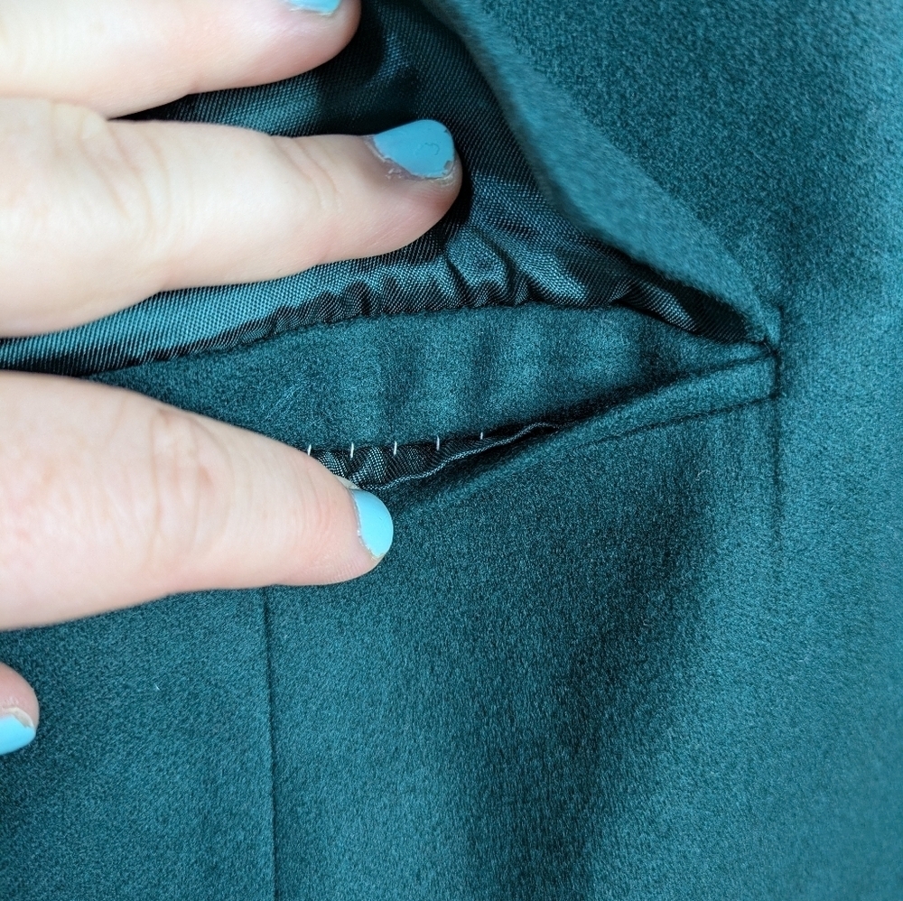 Pendleton Green Wool Button Up Blazer Jacket 10p - image 3